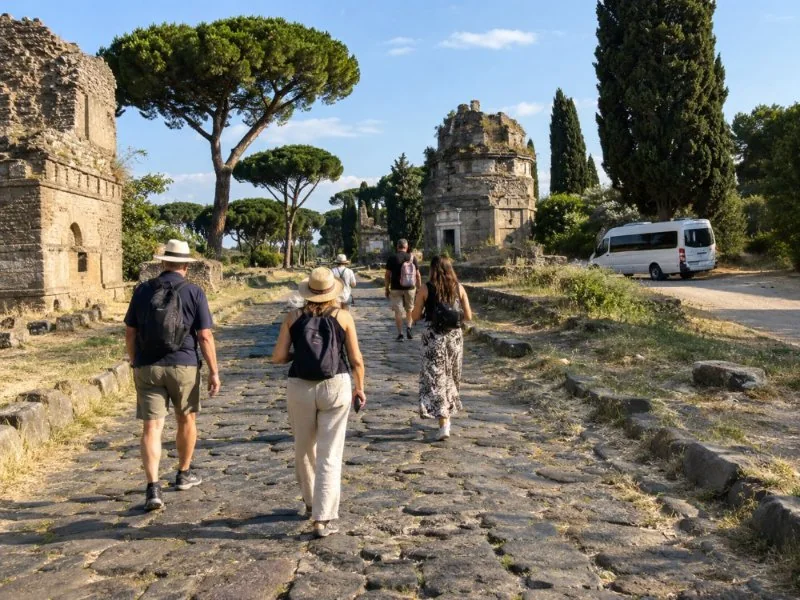 Catacombs, Appian Way & Aqueducts by Minibus